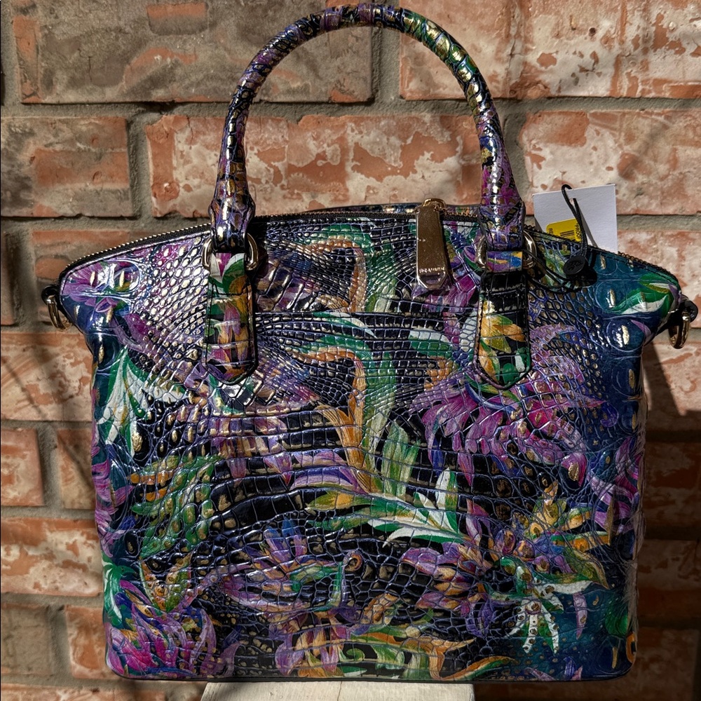 NWT👄Brahmin Duxbury Visionary Melbourne Leather Satchel - Picture 7 of 14